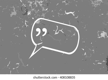 Quote blank template. Quote bubble. Print design. Quote form. Template vector. Vector poster. Empty template. Circle business card template, paper sheet, information, text. vector quote circle blank