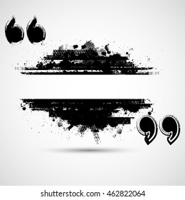 Quote Blank.Grunge Box with place for your text.Border Frame.