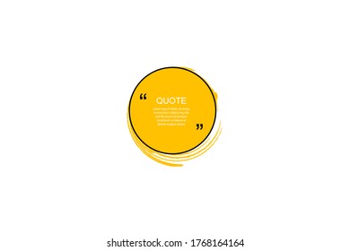 Quote box frame, big set. Quote box icon. Texting quote boxes. Blank Grunge brush background. Vector illustration