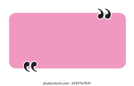 Quote box frame, big set. Texting quote boxes. Colored Blank template quote text info design boxes quotation bubble blog quotes symbols. Creative  banner . Vector illustration .EPS 10