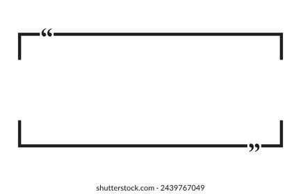 Quote box frame, big set. Texting quote boxes. Colored Blank template quote text info design boxes quotation bubble blog quotes symbols. Creative  banner . Vector illustration .EPS 10
