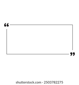 Quote box frame, big set. Texting quote boxes. Creative vector banner illustration. Blank template, quotation bubble, bubble blog quotes symbols. Vector illustration. Eps file 89.