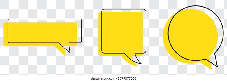Quote box frame, big set. Texting quote blank template boxes. Blank template, quotation bubble, bubble blog quotes symbols.