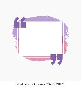 quote box frame comment text