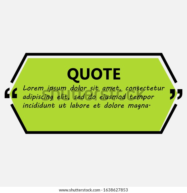 quote box frame quote box icon stock vector royalty free 1638627853 https www shutterstock com image vector quote box frame icon texting boxes 1638627853