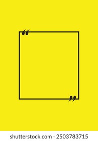 Quote box frames set. Textbox frame design template. Blank template quote text info design boxes quotation bubble blog quotes symbols. Vector illustration. Eps file 94.