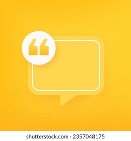 quote box, quotation frame design