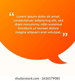 Quote bubble banners, infographics. Editable social media post templates. Colorful speech bubble design. Vector illustration