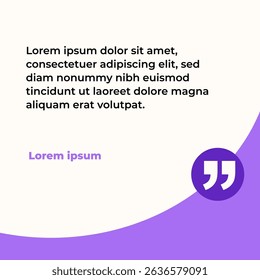 Quote bubble banners, infographics. Editable social media post templates. Colorful speech bubble design. Vector illustration