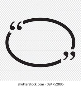 Quote bubble blank