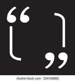 Quote bubble blank