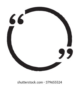 Quote bubble blank icon Illustration design