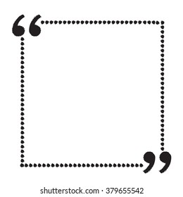 Quote bubble blank icon Illustration design