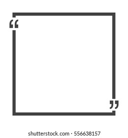 Quote bubble blank templates. Empty business card, paper sheet, information, text. Print design Vector illustration