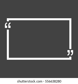 Quote bubble blank templates. Empty business card, paper sheet, information, text. Print design Vector illustration