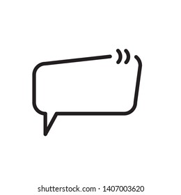 quote, bubble icon vector template