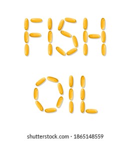 The quote of capsules - Fish oil. Omega-3, Omega-6, omega-9.