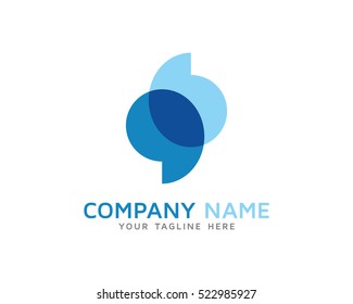 Quote Chat Logo Design Template