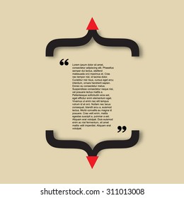  Quote citation Typographical Poster slide Template. Art creative style. For your commercial project or personal use.