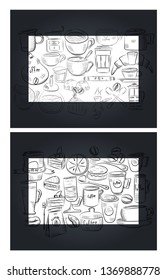 Quote coffee cup typography. Calligraphy style quote. Shop promotion motivation. Graphic design lifestyle lettering. Sketch hot drink mug inspiration vector. Coffee break