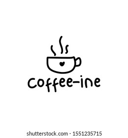 Quote Coffee Hand Drawn Illustration