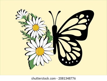 quote flower design margarita 
mariposa
stationery,mug,t shirt,phone case fashion slogan  style spring summer sticker and etc Tawny Orange Monarch Butterfly