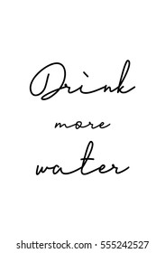 Quote Food calligraphy style. Hand lettering design element. Inspirational quote: 