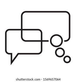 Quote frame banner callout text with combination vector icon