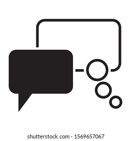 Quote frame banner callout text with combination vector icon