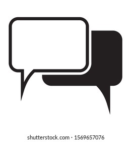 Quote frame banner callout text with combination vector icon