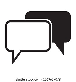 Quote frame banner callout text with combination vector icon