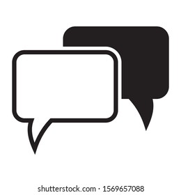 Quote frame banner callout text with combination vector icon