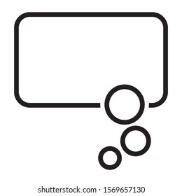 Quote frame banner callout text with combination vector icon