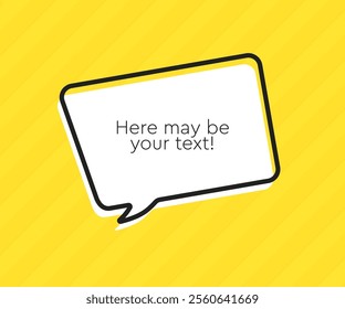 Quote frame blank. Empty box for message, citation, aphorism, motivation. Pattern frame for information messages. Vector quote form inspiration. Background for text, rectangle