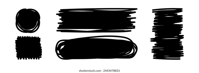 Quote frames blank template set. Isolated text box.