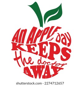 quote of healthy food, suitable for tshirt, sticker, printing, etc