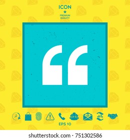 Quote icon