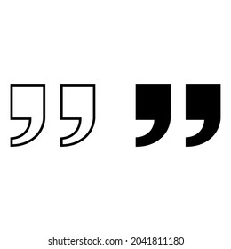 Quote icon for apps and web sites