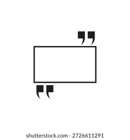 Icono de cita Ilustración Elemento Diseño