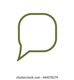 quote   icon,  isolated. Flat  design.