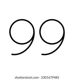 Quote icon. Quote sign icon. Quotation mark symbol.