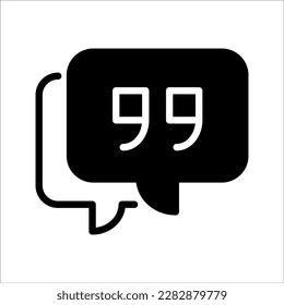 Cita el vector de signo de icono, en los pasos de fondo blanco 10.