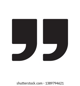 Quote icon in trendy flat style design. Vector graphic illustration. Suitable for website design, logo, app, and ui. Vector file. EPS 10.