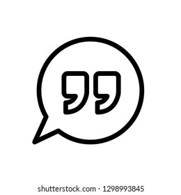 quote icon trendy template