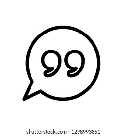 quote icon trendy template
