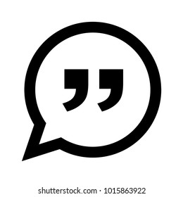 quote icon vector