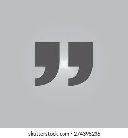 Quote Icon Vector