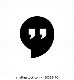 Quote icon, vector best flat icon, EPS