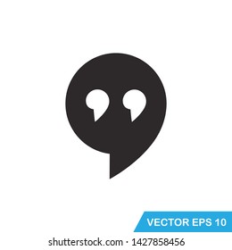 
quote icon vector design illustration