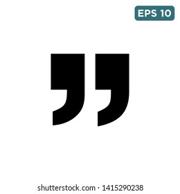 quote icon vector design template